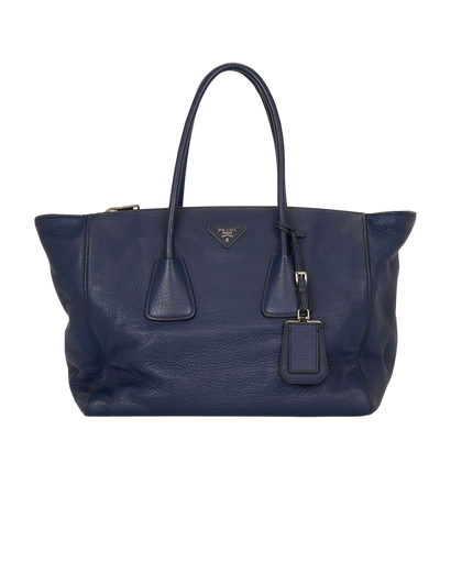Prada Large Zipped Double Tote, front view
